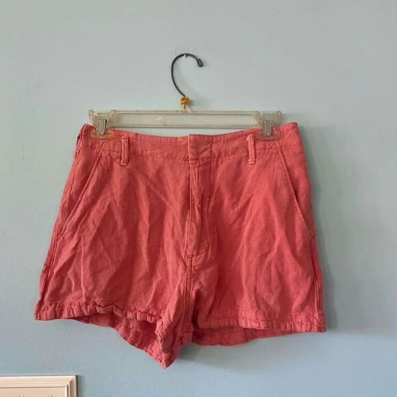 Abercombie And Fitch Orangey Pink Shorts - Picture 1 of 3